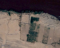 The fortress MOG047 in the satellite image (source: Google Earth)